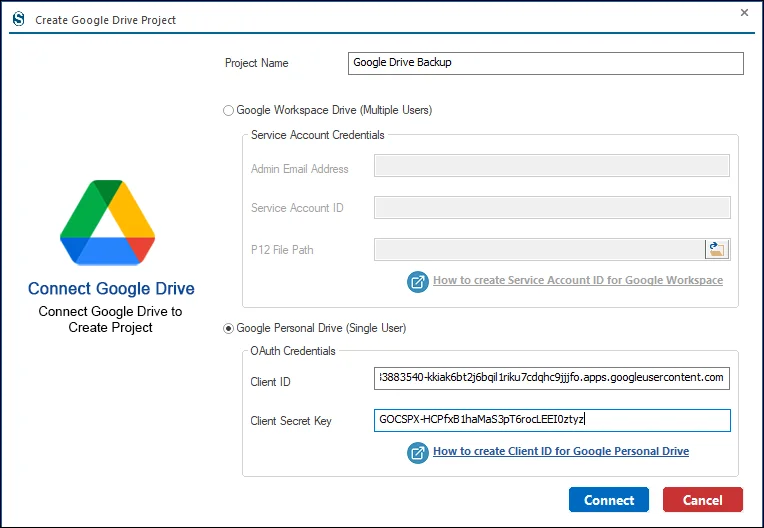 google drive backup